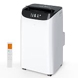 Humhold Inverter 16000BTU Portable Air Conditioners with Remote, Free Stand Cooling Portable AC Unit for Room up to 800 sq.ft, with Dehumidifier & Fan, Dual Hose, Quiet Sleep Mode(45dB), Windows Kit