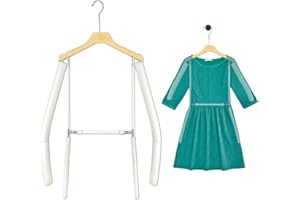 Esamploe Dress Form,Adjustable Clothing Mannequin,Metal Hanging Mannequin Female,Adjustable Mannequins Clothing Display for Hanging Women's Tops Skirts and Other Fashionable Clothing