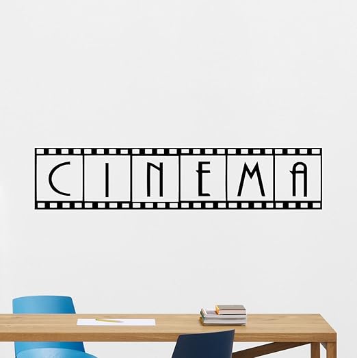Cinema Wall Decal Film Strip Vinyl Sticker Home Cinema Theater