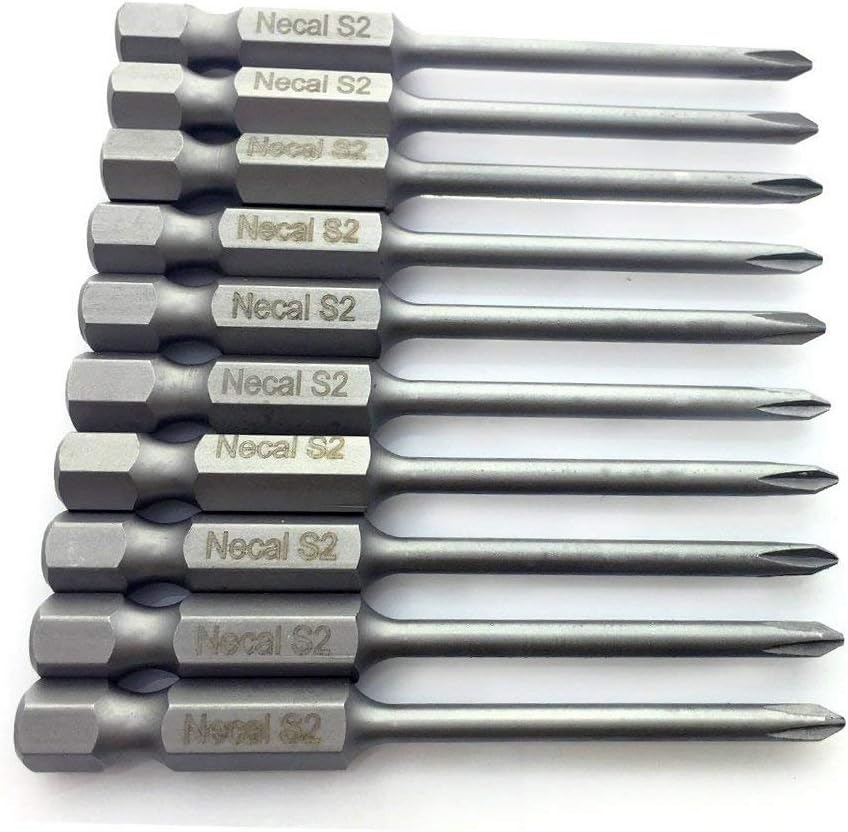 Screwdrivers 10pcs 4.5mm PH1 Phillips Screwdriver Bit S2 Steel