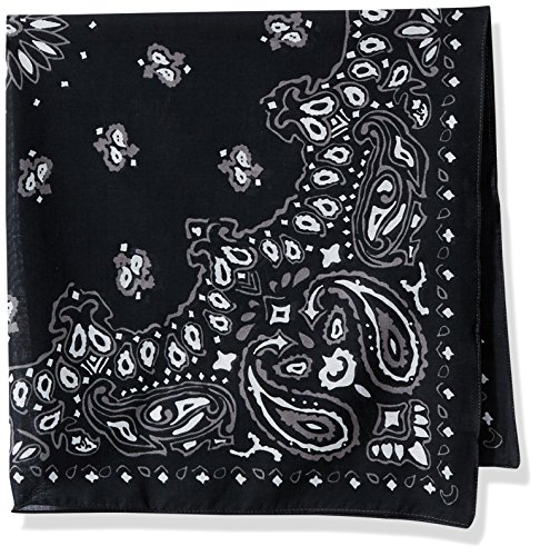 John Varvatos Star U.s.a Men s Paisley Bandana Print, Black, One Size