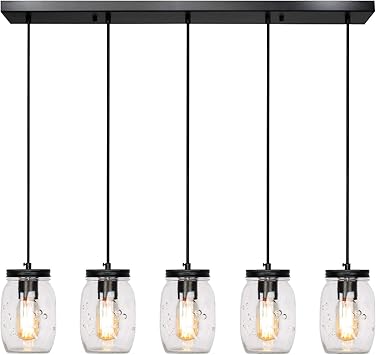 mason jar dining room light fixture