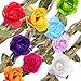 eBoot 9 Pieces Multicolor Flower Headband Women Girl Fashion Floral Crown Garland Headbands with Elastic Ribbon