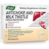 Evalar Milk Thistle Artichoke Herbs Siberian 60 Tabs