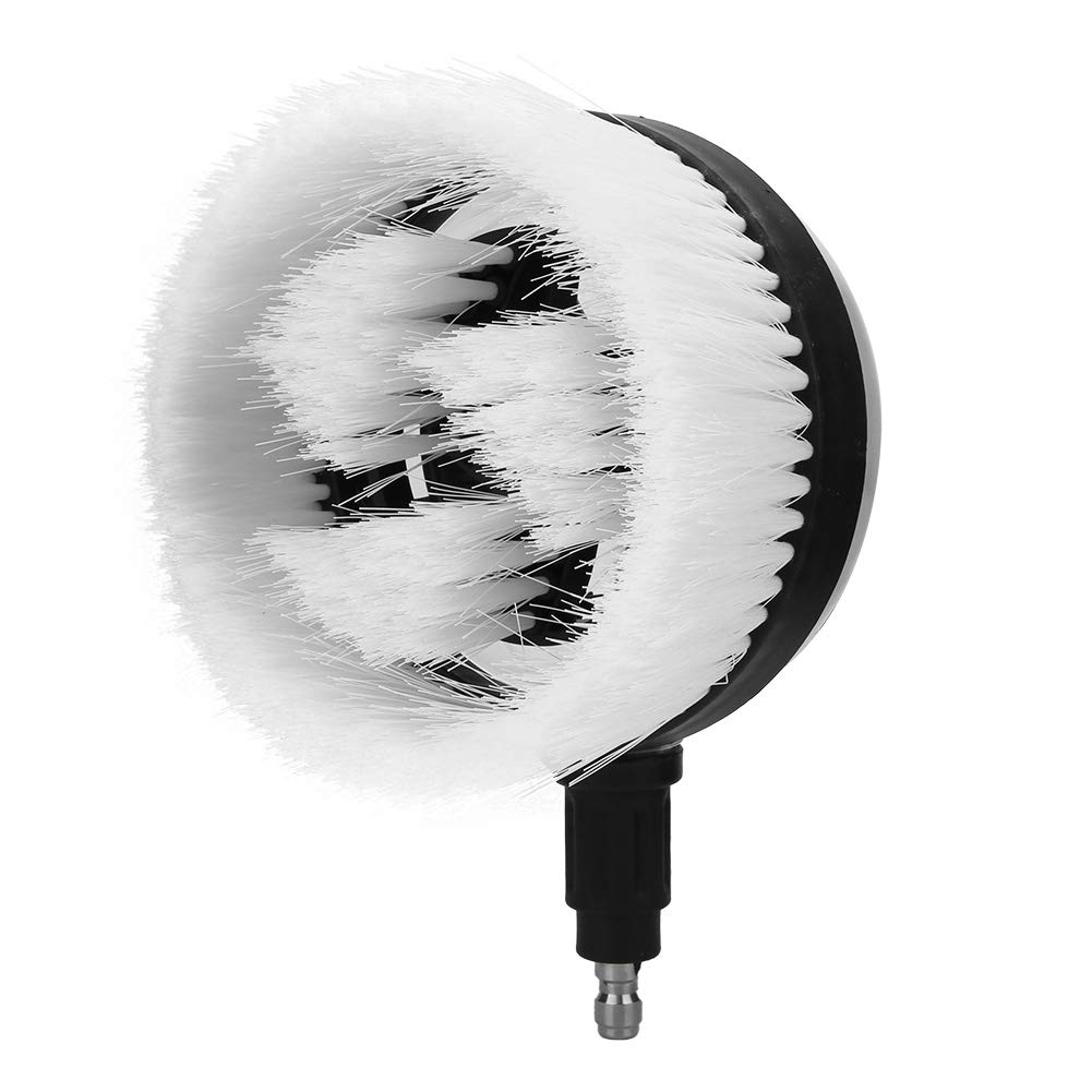 High Pressure Washer Rotating Brush, Rotary Wash Brush for Pressure Washers Car Wash Rotary Brush 360 Degrees Fan Shaped for High Pressure Water Gun 1/4 Quick Connector
