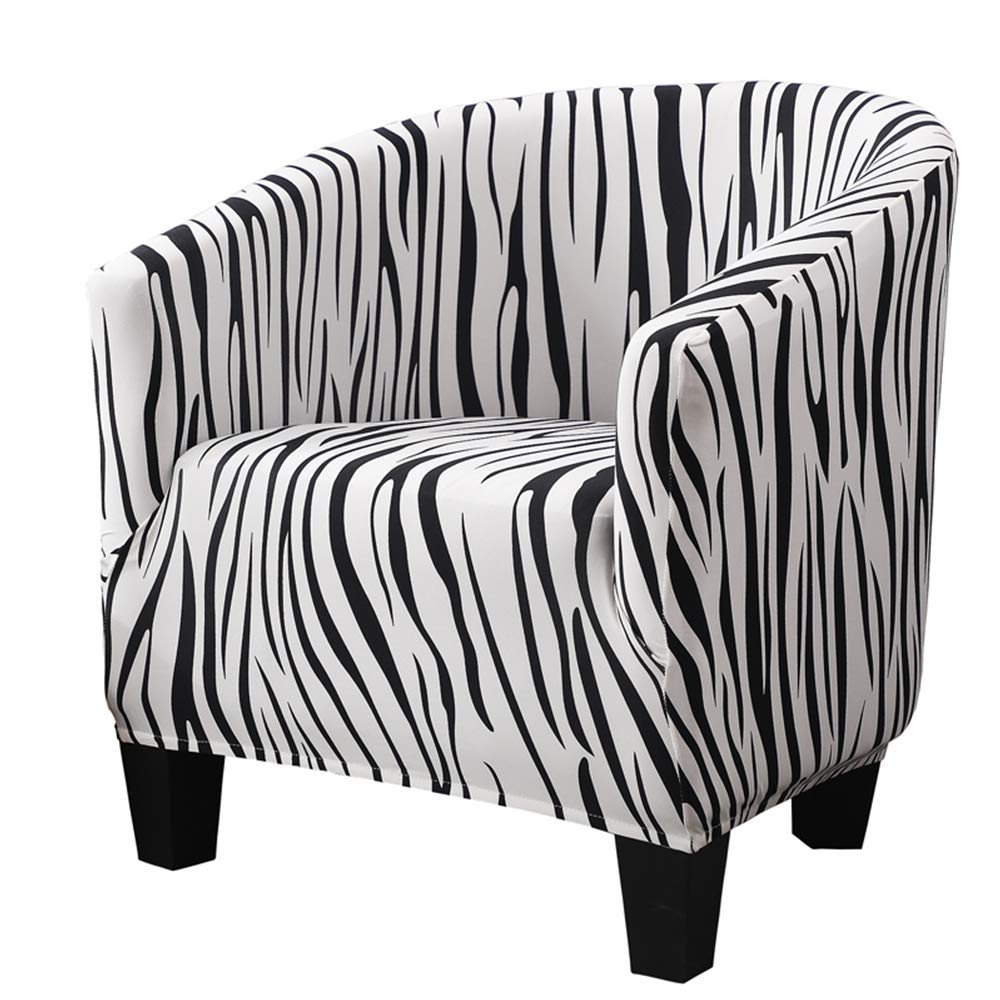 WINS Chesterfield Armchair Cover Convertible Club Chair Cover Stretch Printed Armchair Cover