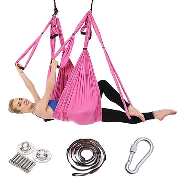 YUEBAOBEI Aérea Swing Set Yoga, Yoga Hamaca/Kit Honda, Honda ...