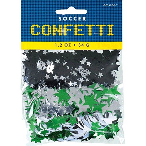 Amscan Soccer Confetti, Party Decoration