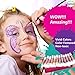 Face Paint Kit,12 Colors Professional Face Painting, Non-Toxic Body Paint Halloween Makeup, Rich Pigment, Face Painting Kits for Kids Art for Party Halloween Body Decorate