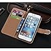 for iPhone 8 Case iPhone 7 Case Leather Case Luxury Designer Monogram Fashion Style Flip Folding Stand Wallet Case Hand Rope Card Slot for Boy & Girl for iPhone 7 and iPhone 8 4.7 Inch