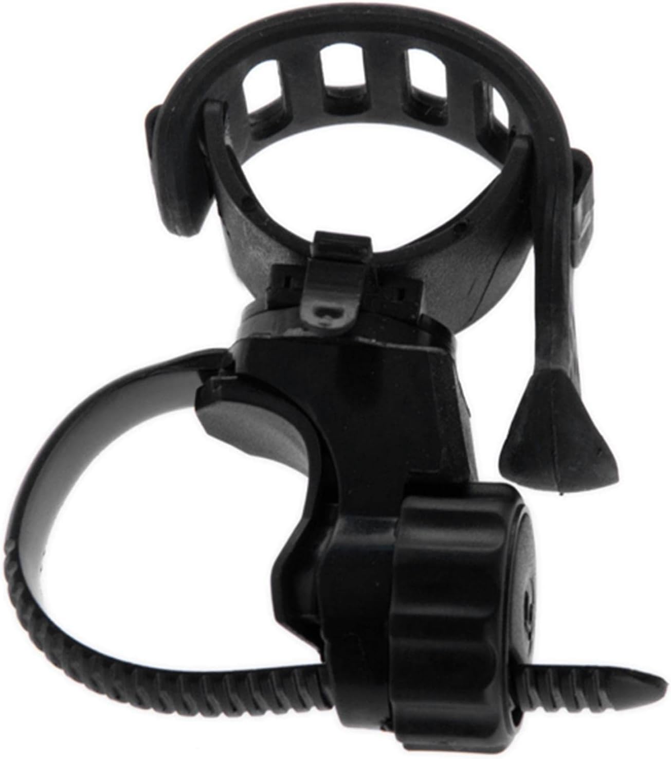 SquarezhenBo Light Bracket for Bicycle360rotation Torch Holder for Bicycle,Bicycle Light Bracket,Handlebar Light Bracket Bicycle Bracket, Suitable for Headlights Bicycle Accessories Cycling