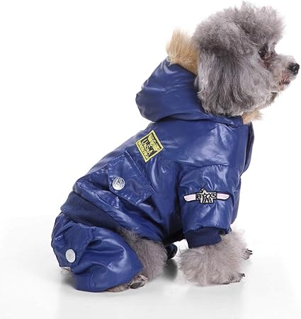 Smoro Manteau Dhiver Gilet Vestes Vêtements De Neige Vêtements à Quatre Pattes Air Force Vêtements Pour Petits Chiens De Taille Moyenne