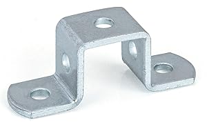 ANMAS HOME 5 Hole U Shaped Strut Connector Bracket, Fit for ½" Bolt in 1-5/8" Strut Channel Rail Crossmember Mounted Taller Strut Channel.(4PCS)…