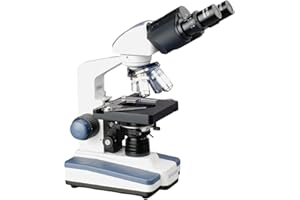 40X-2500X LED Digital Binocular Compound Microscope with 3D Stage + USB Camera