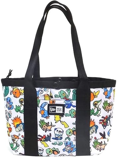 Amazon ニューエラ コラボ トートバッグ ミニ ポケモン マルチプリント ホワイト New Era ニューエラ トートバッグ
