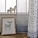 Melodieux Hot Air Balloon Window Thermal Insulated Grommet Top Curtains for Kids Room, 52 by 84 inch, Cream White (1 Panel)