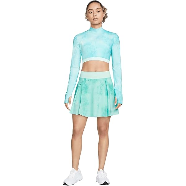nike skirt and crop top set