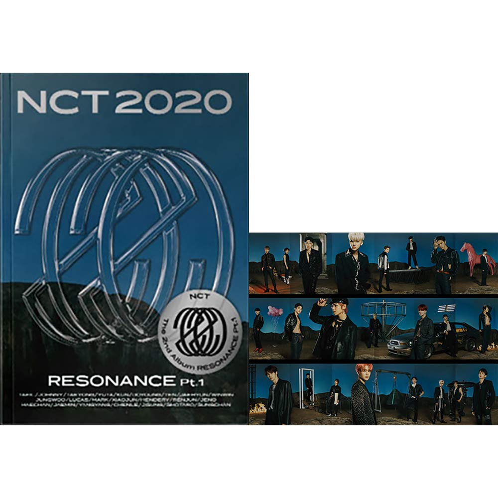 NCT 2020 Resonance Pt. 1 Album Preorder (The Past Version) CD+Folding Poster+Photo Book+Lyrics Poster+Photo Card+Yearbook Card+(Extra 5 Photocards)