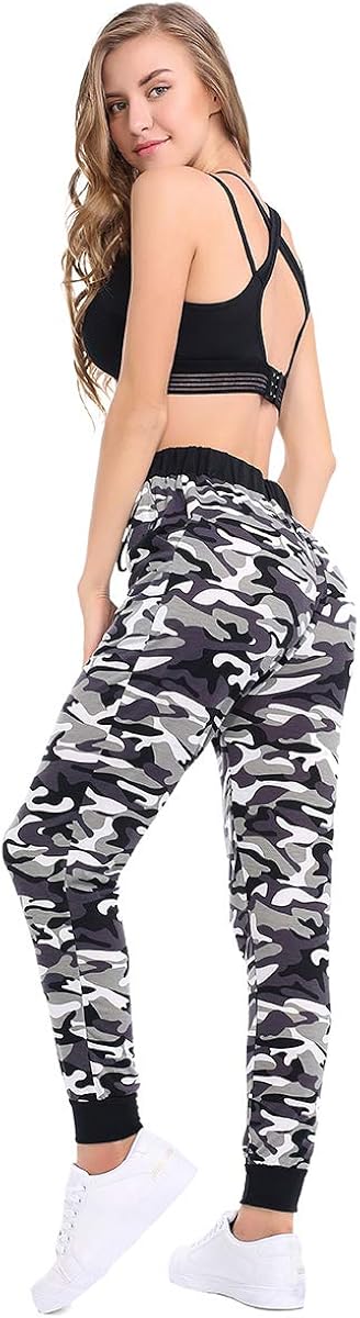 JTANIB Joggers Pants for Women, Active Lounge Drawstring Waist Yoga Sweatpants with Pockets at  Women’s Clothing store