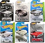 Hot Wheels James Bond Exclusive Skyfall Casino Royale Aston Martin DBS Edition + Daniel Craig Spectre Set Aston Martin DB10 & DB5 Silver Goldfinger Model Car 007 Spy Lotus Esprit Ford Mustang Mach 1