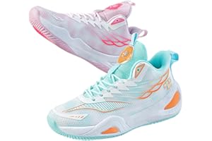 Purfitall Mens Basketball Shoes for Women High Top Non Slip Outdoor Sneakers Breathable Fashion Running Shoes Adult Youth