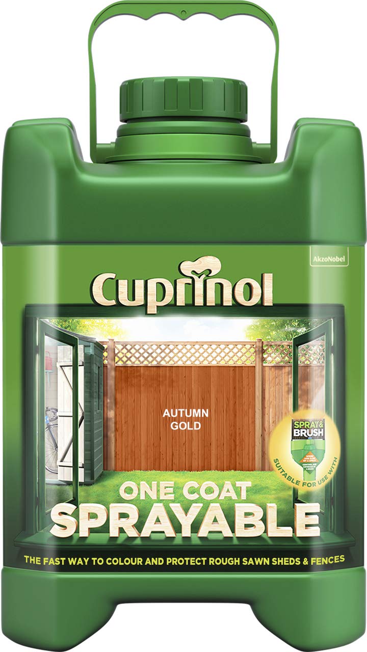 Cuprinol One Coat Sprayable Fence Treatment 5 L Pinturas de pared