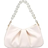IwIeIaIrI Mini Purse Shoulder Bags - Cute Hobo Tote Handbag Clutch Purses For Women Trendy Pearl Bag