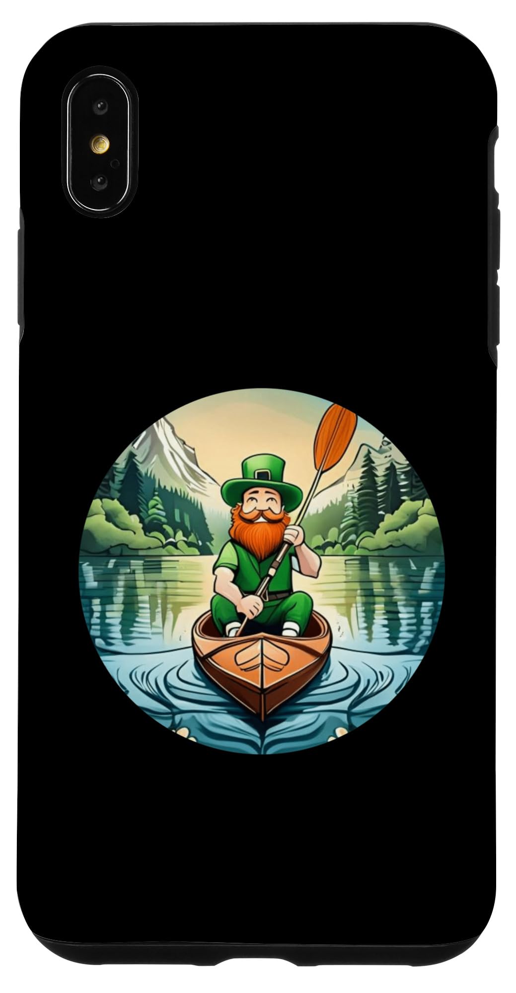iPhone XS Max St. Patrick's Day Shamrock St Paddy's Day Kayak Case