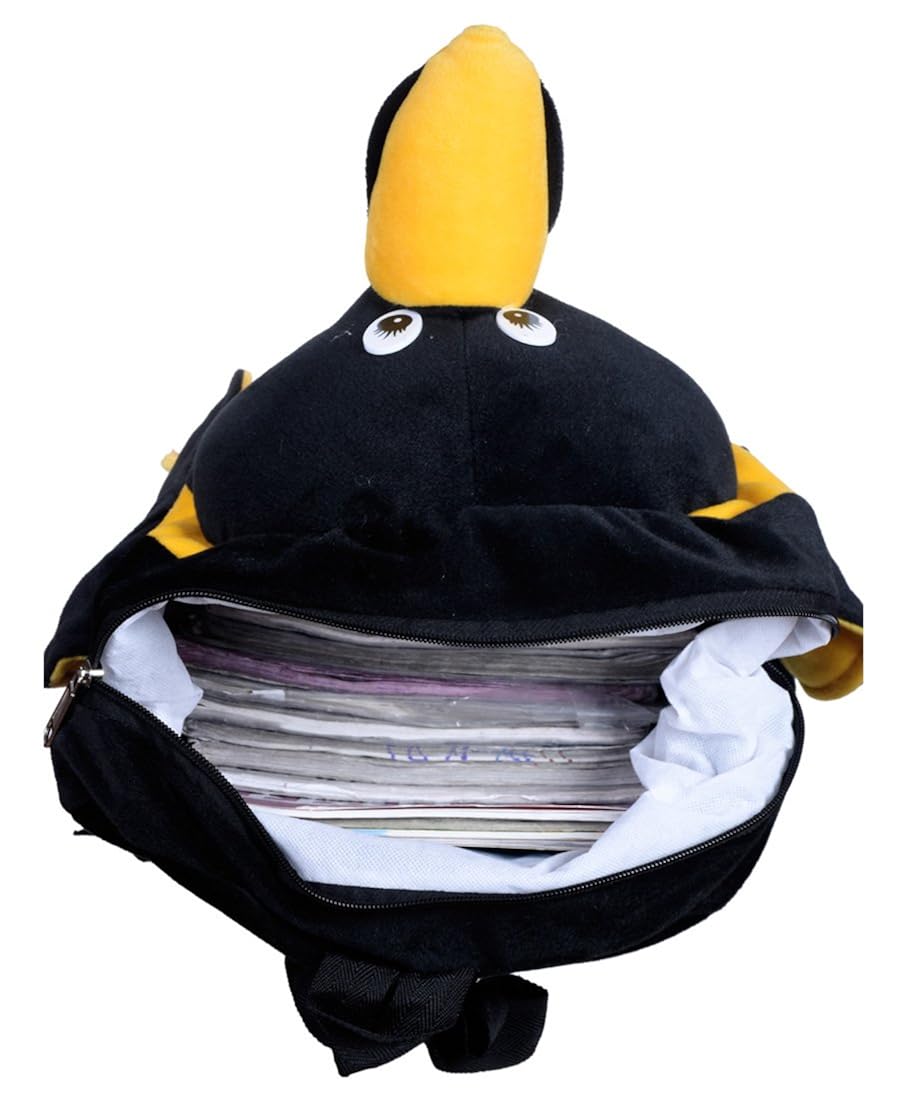saugat traders soft toy school, picnic backpack penguin bag for kids
