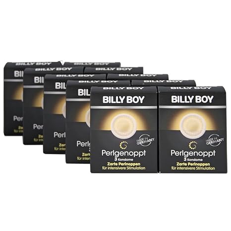 30 (10 x 3er) Billy Boy perlgenoppte Kondome
