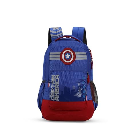 Skybags Sb Marvel 31.1328 Ltrs Blue School Backpack (SBMRV06BLU)