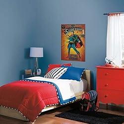 Roommates Rmk1633Slg Superman Kryptonite Peel and