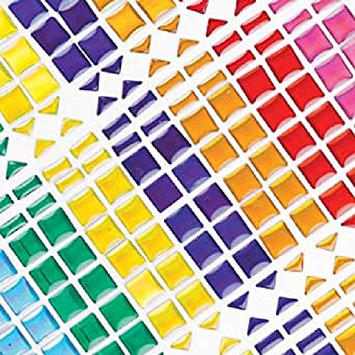 Baker Ross EF584 Mosaic Stick-On Stones (Pack of 375), Assorted