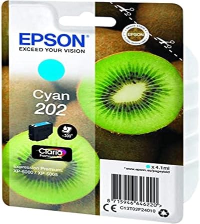 Epson C13T02F24020 Cyan Inkjet Cartridge 4.1 ml 300 pages XP-6000 XP-6005