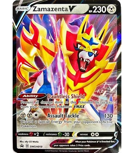 how much is a zamazenta v pokemon card worth Amazon.com: Zamazenta V 163/172 - Brilliant Stars - Ultra Rare Pokemon Card