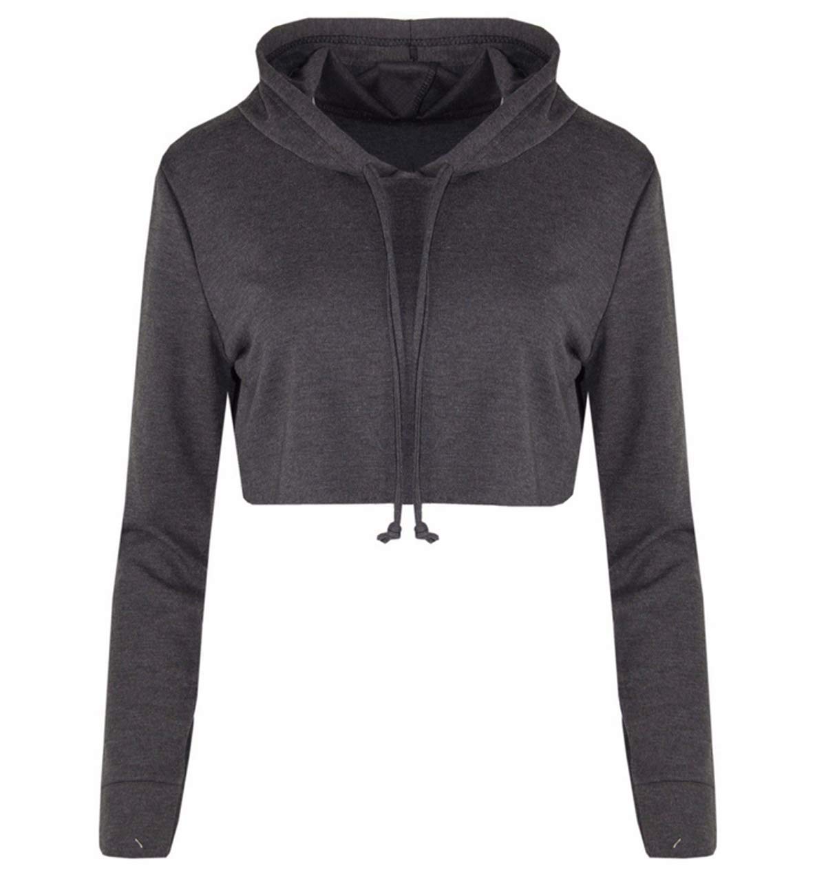 very cropped hoodie