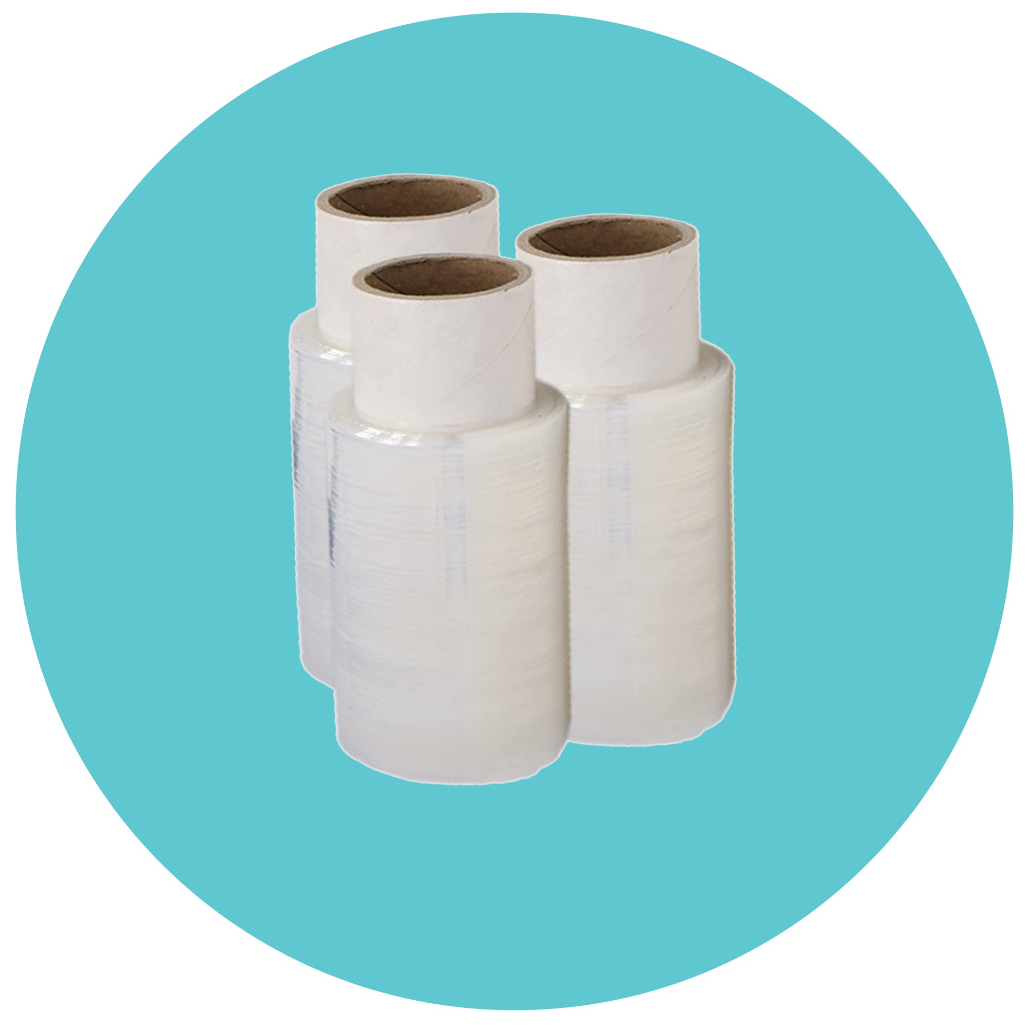 Triplast Clear Mini Pallet Stretch Wrap (100mm x 150m) - Mini Core, 17mu Thick - Plastic Shrink Wrap & Industrial Cling Film for Removals & Warehouse Packaging Use (1 Roll)