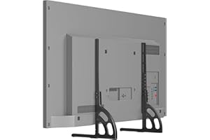 XINLEI Universal Table Top TV Stand for Most 22 to 65 inch LCD LED Plasma Flat Screen TVs, Height Adjustable Leg TV Replacement Stand, Max VESA 800x500mm, Support up to 120lbs ML1760E