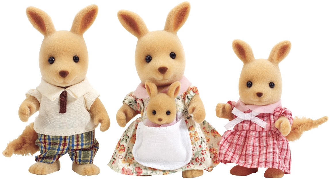 Sylvanian Families Kangaroo Family,Figure Toys & Games