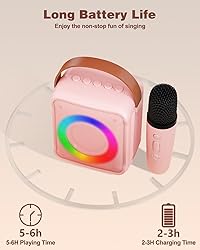 VERKB Mini Karaoke Machine for Kids