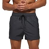 Donason Mens Swim Trunks Men's Quick Dry Swim Shorts Swimming Trunks Bathing Suit Beach Shorts Swimwear with Mesh Liner