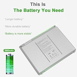 Zosam New Upgrade A1175 Laptop Battery Compatible