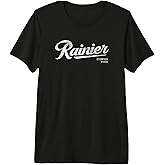 Rainier Vintage Style - Pale Logo Premium Tri-Blend T-Shirt