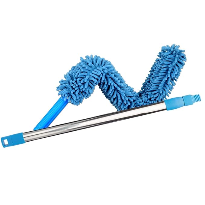 Femico® Flexible Microfiber, Plastic with Steel Rod Duster Broom Brush