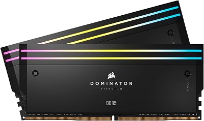 Corsair Dominator Titanium RGB DDR5 RAM 48GB (2x24GB) 7000MHz CL36 Intel XMP