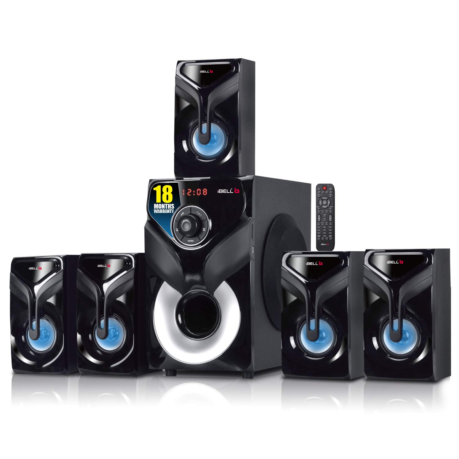 iball 5 in 1 home theater