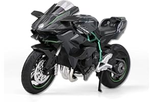 COOLPUR Die Cast Motorcycle Model for Ninja H2R, Realistic Motorcycle Model, 1:12 Scale Kids Moto Toy or Collection, Boyfriend,Young Peoples Gift