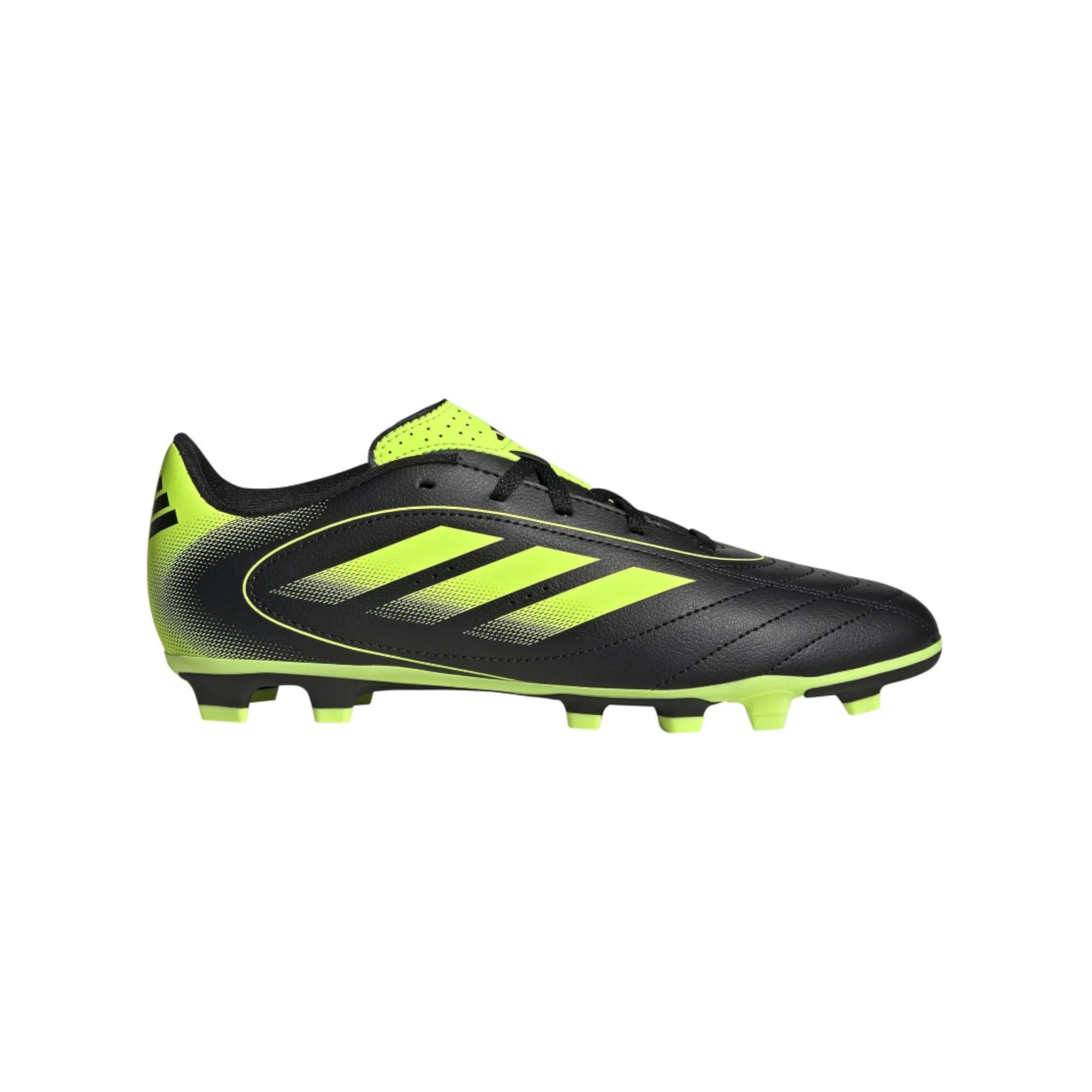 Adidas Unisex Kids Goletto IX Firm Ground/Multi Ground Soccer Cleats Lucid Lemon/Black/Lucid Lemon 12 Medium Image
