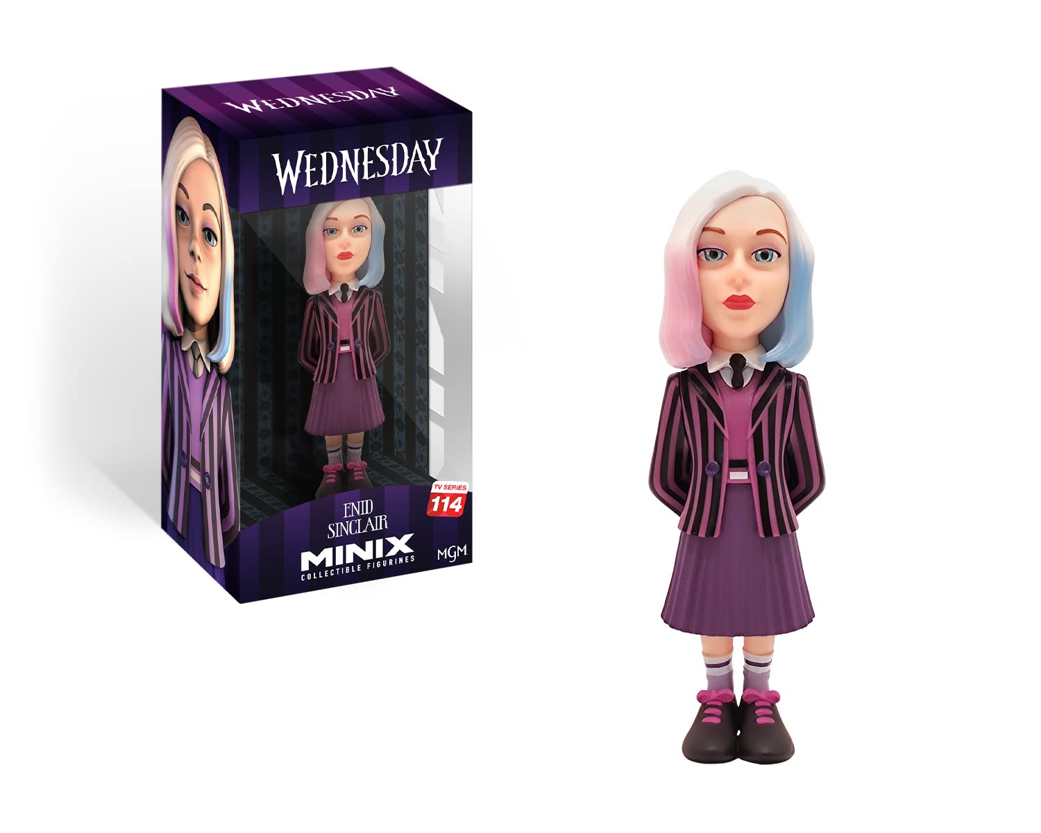 Bandai Minix Enid Sinclair Model | Collectable Enid Figure From The Wednesday TV Series | Bandai Minix Wednesday Toys Range | Collect Your Favourite Wednesday Figures From The Series — image 1