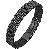 Jecanori Ultra Strength Magnetic Bracelets for Men - Men's Hematite Bracelet, Jewellry Gift with Sizing Tool for Perfect Fit